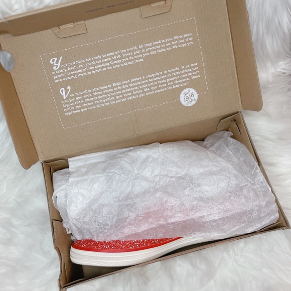 Brand New Keds x Taylor Swift red patterned sneakers - Picture 5 of 6